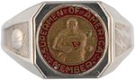 "SUPERMEN OF AMERICA - MEMBER" THE FIRST SUPERMAN RING & 1940 CONTEST PRIZE RARE HIGH GRADE EXAMPLE.