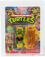 "TEENAGE MUTANT NINJA TURTLES - RAPHAEL" SERIES 1 10 BACK AFA 80 Y-NM.