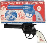 "GENE AUTRY'S REPEATING CAP PISTOL" BOXED KENTON CAP GUN.
