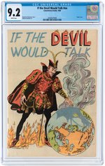 "IF THE DEVIL WOULD TALK" PROMOTIONAL COMIC 1958 EDITION CGC 9.2 NM-.