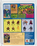 "TEENAGE MUTANT NINJA TURTLES - DONATELLO" SERIES 1 10 BACK AFA 85 NM+.