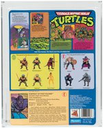 "TEENAGE MUTANT NINJA TURTLES - FOOT SOLDIER" SERIES 1 10 BACK AFA 80+ NM.