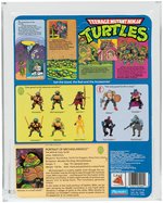 "TEENAGE MUTANT NINJA TURTLES - MICHAELANGELO" SERIES 1 10 BACK AFA 75 EX+/NM.