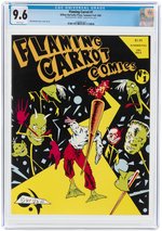 "FLAMING CARROT" #1 SUMMER/FALL 1981 CGC 9.6 NM+.