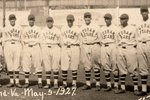 1927 EASTERN COLORED LEAGUE OPENING DAY PANORAMA (HILLDALES VS CUBAN STARS) W/DIHIGO, POMPEZ & OMS.