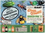 MATTEL "GIANT CREEPY CRAWLERS MAKER-PAK #2" FACTORY-SEALED BOXED SET.