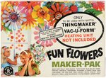 MATTEL "THINGMAKER FUN FLOWERS MAKER-PAK" FACTORY-SEALED BOXED SET.