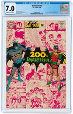 "BATMAN" #186 & #200 CGC PAIR.