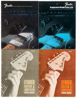 "FENDER" MUSIC EQUIPMENT CATALOGS AND OTHER EPHEMERA.