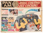 REMCO "PAN AM DUAL CONTROL JET COCKPIT" BOXED BATTERY-OPERATED TOY.