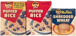 QUAKER CEREAL BOX TRIO WITH SGT. PRESTON PREMIUM OFFERS.