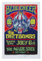 THE DIRTBOMBS ORIGINAL CONCERT POSTER ART & BAND-SIGNED CONCERT POSTER.