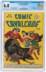 "COMIC CAVALCADE" #18 DECEMBER 1946-JANUARY 1947 CGC 6.0 FINE.