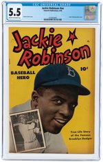 "JACKIE ROBINSON" #NN MAY 1950 CGC 5.5 FINE-.