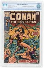 "CONAN THE BARBARIAN" #1 OCTOBER 1970 CBCS 9.2 NM- (FIRST CONAN).