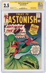 "TALES TO ASTONISH" #44 JUNE 1963 CGC 2.5 GOOD+ SIGNATURE SERIES (FIRST WASP).