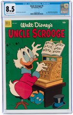 "UNCLE SCROOGE" #5 MARCH-MAY 1954 CGC 8.5 VF+.