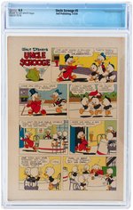 "UNCLE SCROOGE" #5 MARCH-MAY 1954 CGC 8.5 VF+.