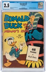 "FOUR COLOR" #29 SEPTEMBER 1943 CGC 2.5 GOOD+ (DONALD DUCK).