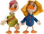 DONALD DUCK'S NEPHEWS DOLL PAIR BY LARS OF ITALY.