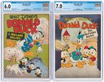 "FOUR COLOR" #147 & #189 CGC PAIR (DONALD DUCK).