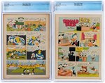 "FOUR COLOR" #147 & #189 CGC PAIR (DONALD DUCK).