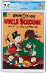 "FOUR COLOR" #456 MARCH 1953 CGC 7.0 FINE/VF (UNCLE SCROOGE).