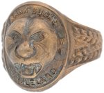 "FRANK BUCK'S NYWF JUNGLELAND" RARE VARIETY NEW YORK WORLD'S FAIR RING.