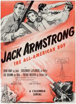 "JACK ARMSTRONG - THE ALL-AMERICAN BOY" MOVIE SERIAL PRESSBOOK.