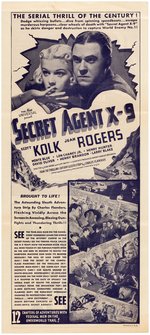 "SECRET AGENT X-9" LOT.