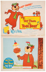 "HEY THERE, IT'S YOGI BEAR" LOBBY CARD SET.