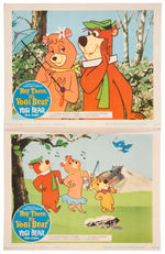 "HEY THERE, IT'S YOGI BEAR" LOBBY CARD SET.