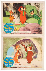 "HEY THERE, IT'S YOGI BEAR" LOBBY CARD SET.