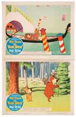 "HEY THERE, IT'S YOGI BEAR" LOBBY CARD SET.