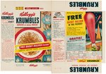 KELLOGG'S CANADIAN CEREAL BOX FLAT FILE COPY TRIO.