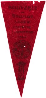 "YPSL" 1914 YOUNG PEOPLE'S SOCIALIST LEAGUE "SOUVENIR" PENNANT.