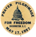 HISTORIC 1957 MARTIN LUTHER KING CIVIL RIGHTS "PRAYER PILGRIMAGE FOR FREEDOM."