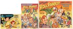 HOWDY DOODY POLL-PARROT EPHEMERA LOT WITH RARE NEWSLETTER.