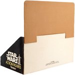 "STAR WARS" 12 BACK DISPLAY WITH HEADER CARD AND TRAY INSERT.