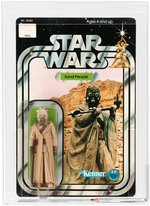 "STAR WARS - SAND PEOPLE" 12 BACK-A AFA 75 EX+/NM (SKU ON FOOTER) NO PUNCH CARD.
