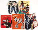 "OFFICIAL HOPALONG CASSIDY CARDS BY BUZZA CARDOZO."