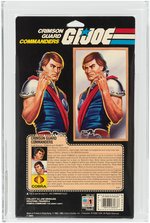 G.I. JOE - "CRIMSON GUARD COMMANDERS" SERIES 4 PINK SCAR AFA 80 NM.