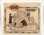 "STAR WARS: THE EMPIRE STRIKES BACK - DAGOBAH ACTION PLAYSET" AFA 85 NM+ (RED LOGO ON SIDE).