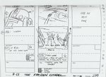 "STAR WARS - DROIDS" ORIGINAL ANIMATION STORYBOARD SCRIPT EPISODE D12 "THE FROZEN CITADEL".