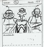 "STAR WARS - DROIDS" ORIGINAL ANIMATION STORYBOARD SCRIPT EPISODE D12 "THE FROZEN CITADEL".