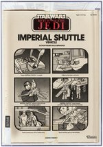 "STAR WARS: RETURN OF THE JEDI - IMPERIAL SHUTTLE VEHICLE" AFA 85 NM+.