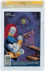"THANOS QUEST" #1 1990 CGC 9.8 NM/MINT SIGNATURE SERIES WITH SKETCH.