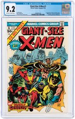 "GIANT-SIZE X-MEN" #1 SUMMER 1975 CGC 9.2 NM- (FIRST STORM, NIGHTCRAWLER, COLOSSUS & THUNDERBIRD).