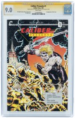 "CALIBER PRESENTS" #1 JANUARY 1989 CGC 9.0 VF/NM SIGNATURE SERIES WITH SKETCH (FIRST CROW).