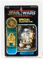 "STAR WARS: THE POWER OF THE FORCE - ARTOO-DETOO (R2-D2)" POP UP LIGHTSABER 92 BACK CAS Y-80+.